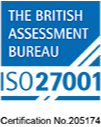 ISO 27001 certificate