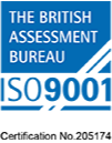 ISO 9001 certificate